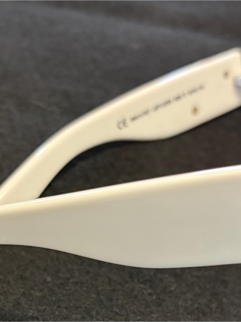 Vintage Y2K Juicy Couture "Lady Luck" Sunglasses in White (Made in Italy) - Picture 8 of 12
